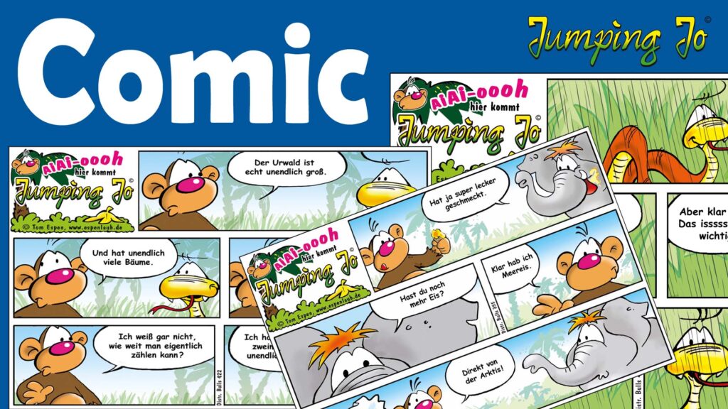 Hier sehen Sie Comics von Jumping Jo